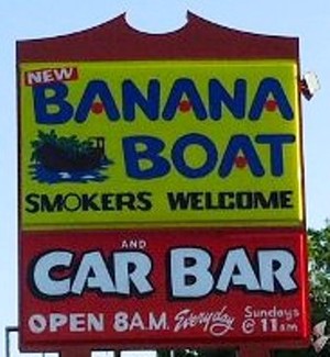 New Banana Boat & Car Bar